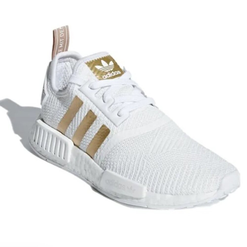 Adidas NMD R1 Cloud White Copper Metallic Women's Sz 9 NWOT